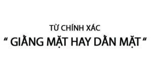 Giằng mặt hay dằn mặt