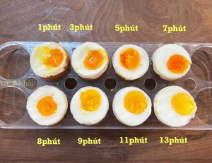 Cách luộc trứng lòng đào