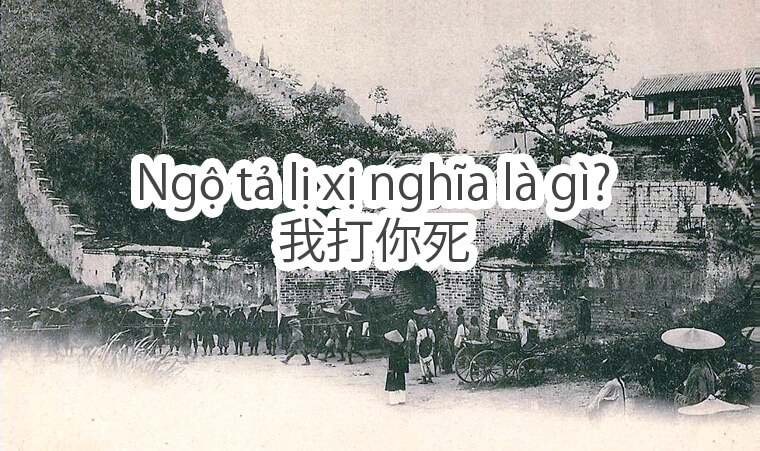 Ngộ tả lị xị nghĩa là gì