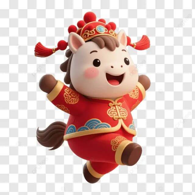 Hình ảnh Ngựa Bính Ngọ Cute