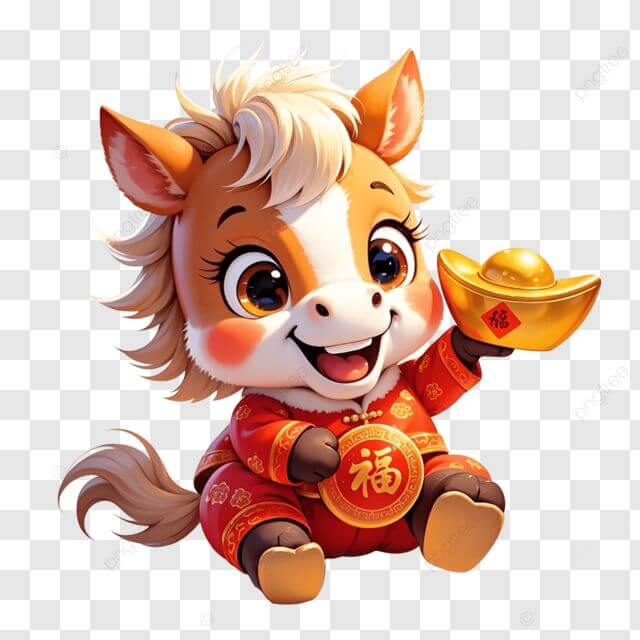 Hình ảnh Ngựa Bính Ngọ dễ thương