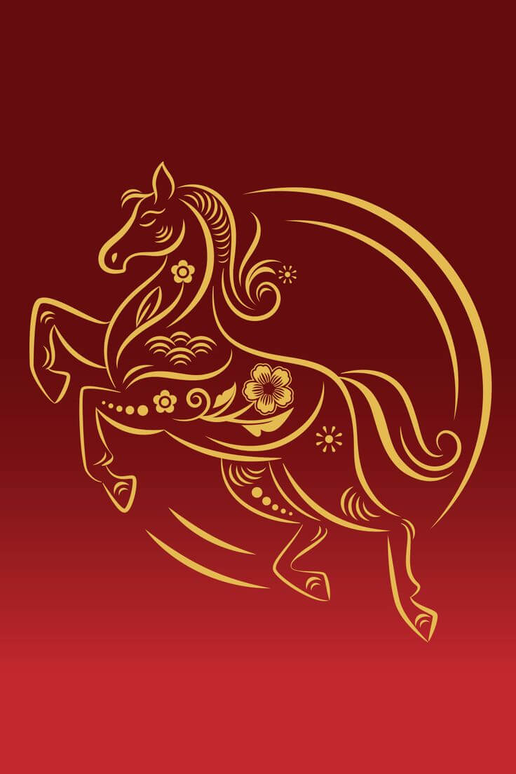 Poster Linh Vật Ngựa Bính Ngọ