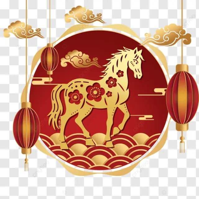 Vector Linh Vật Ngựa Bính Ngọ 2026