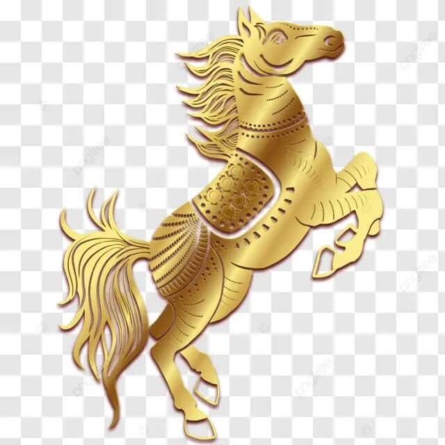 Vector Linh Vật Ngựa Bính Ngọ