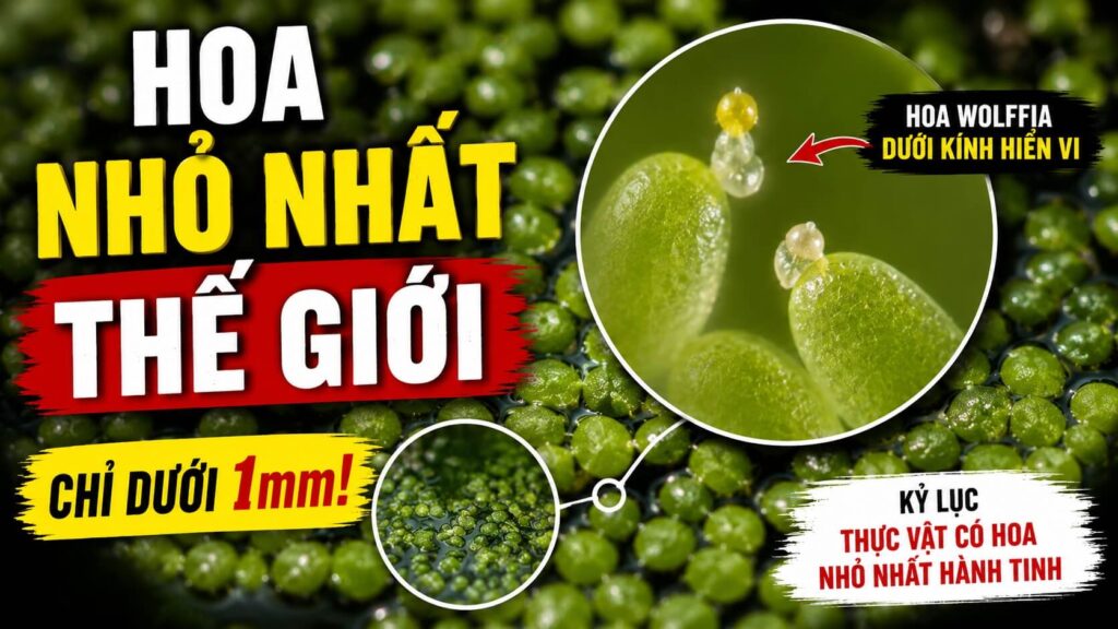 Hoa nhỏ nhất thế giới