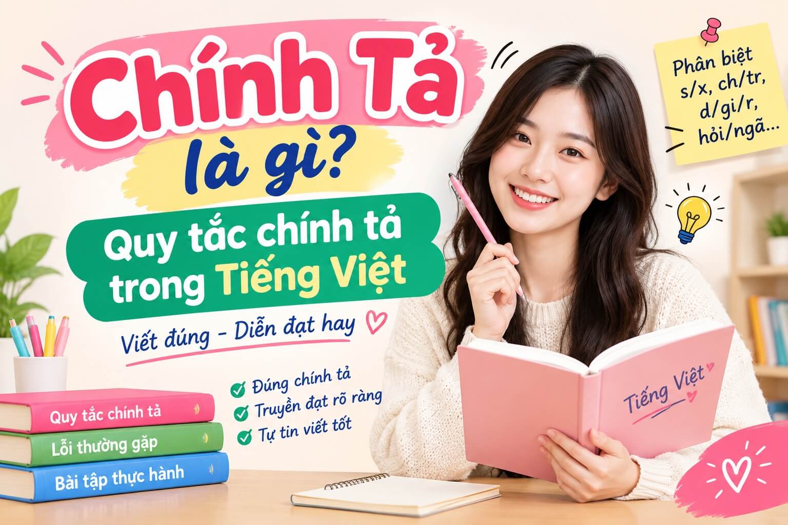 Chính Tả Là Gì Quy Tắc Chính Tả Tiếng Việt Đầy Đủ, Dễ Hiểu